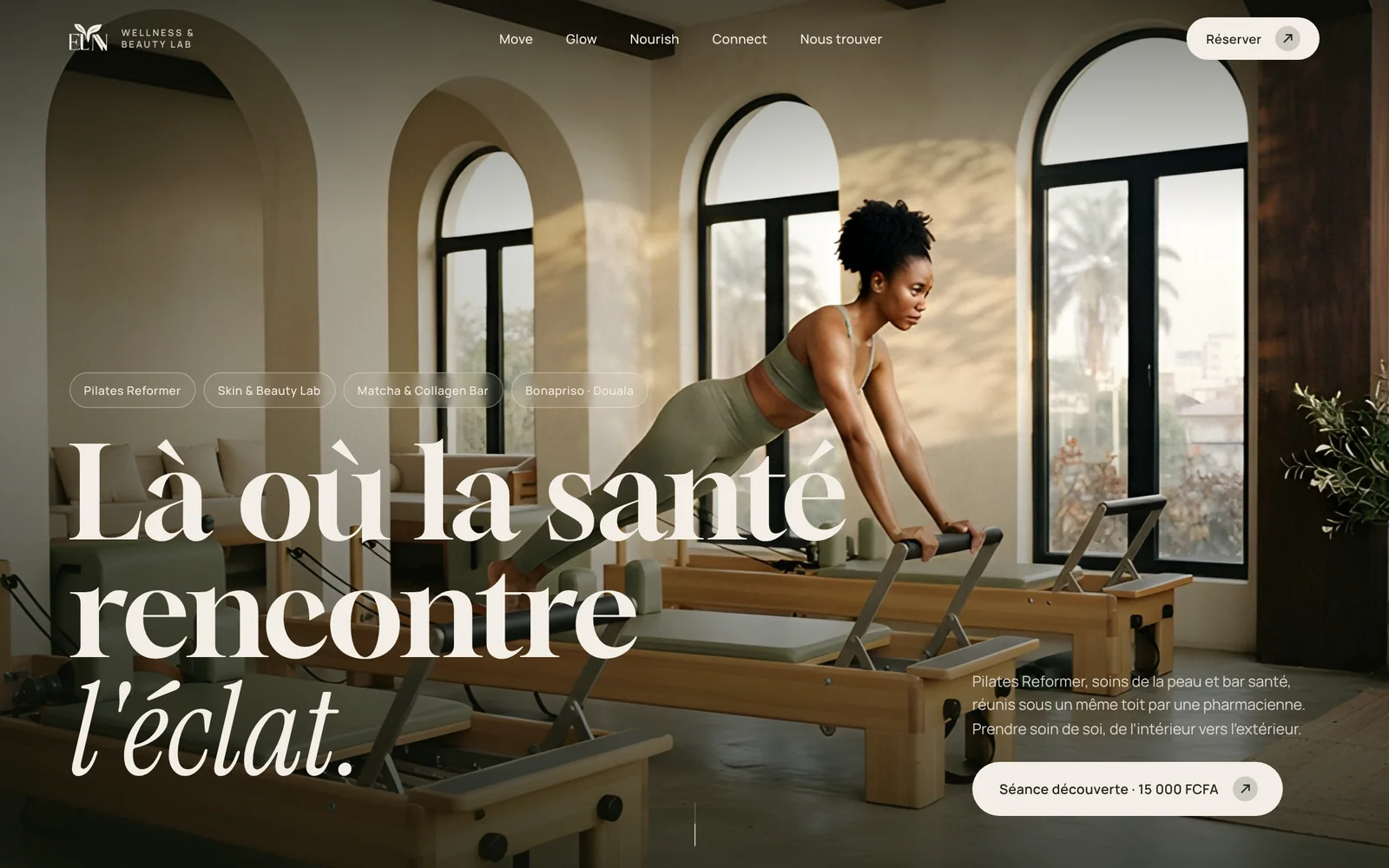Concept de site pour Elynn